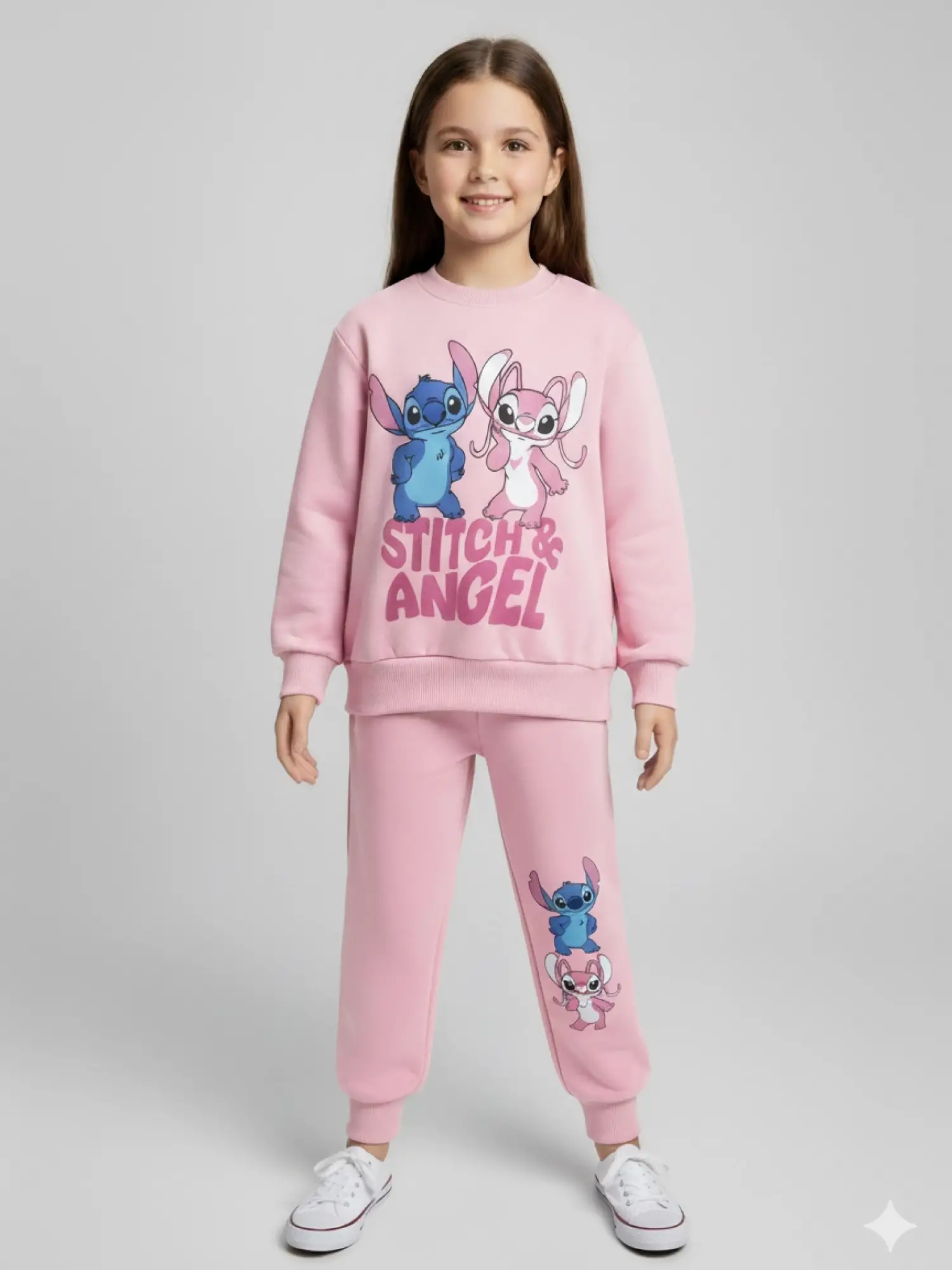 3-10 Yaş Pembe Stitch Takım