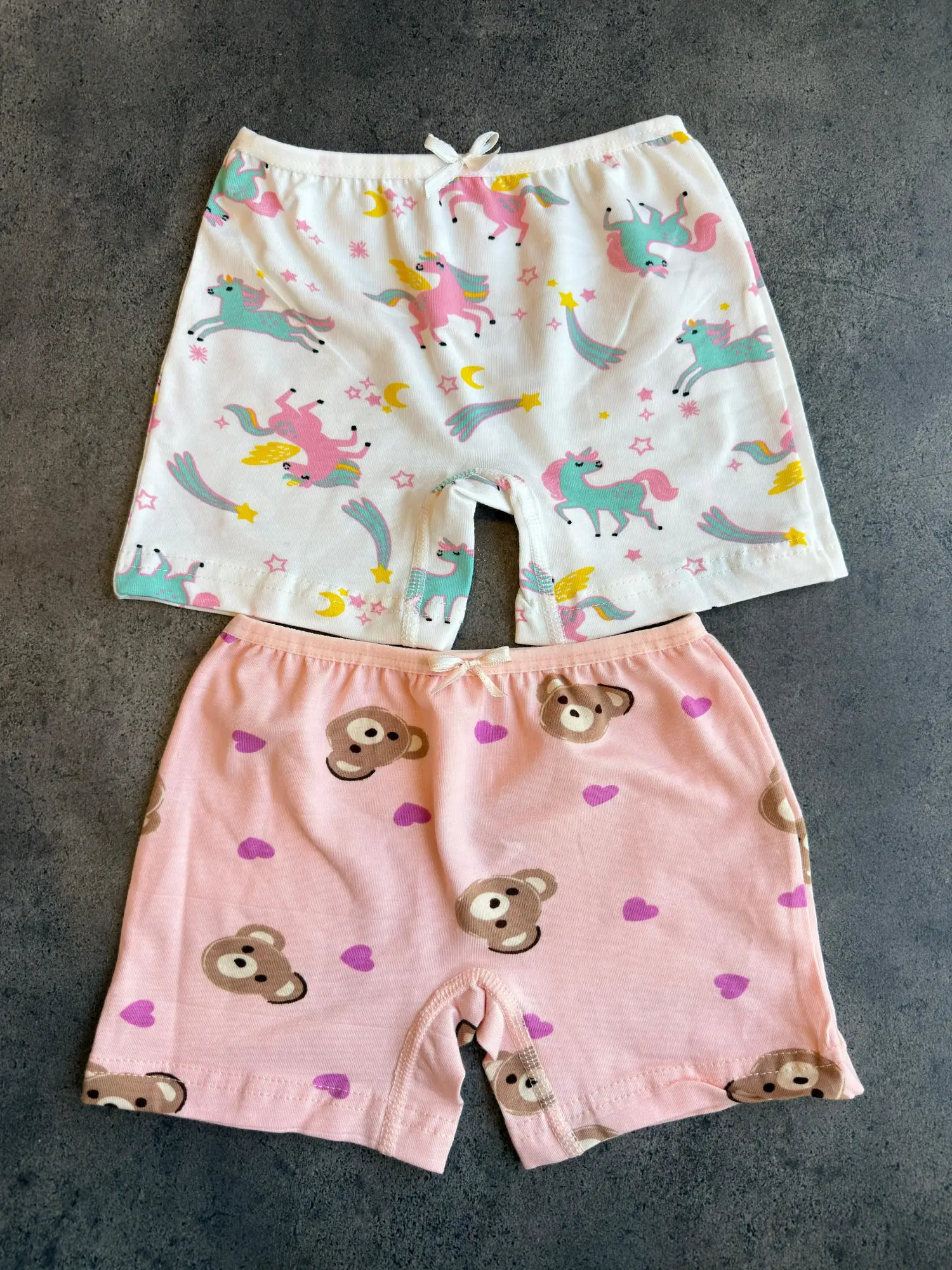 4-11 Yaş Kız Desenli Boxer