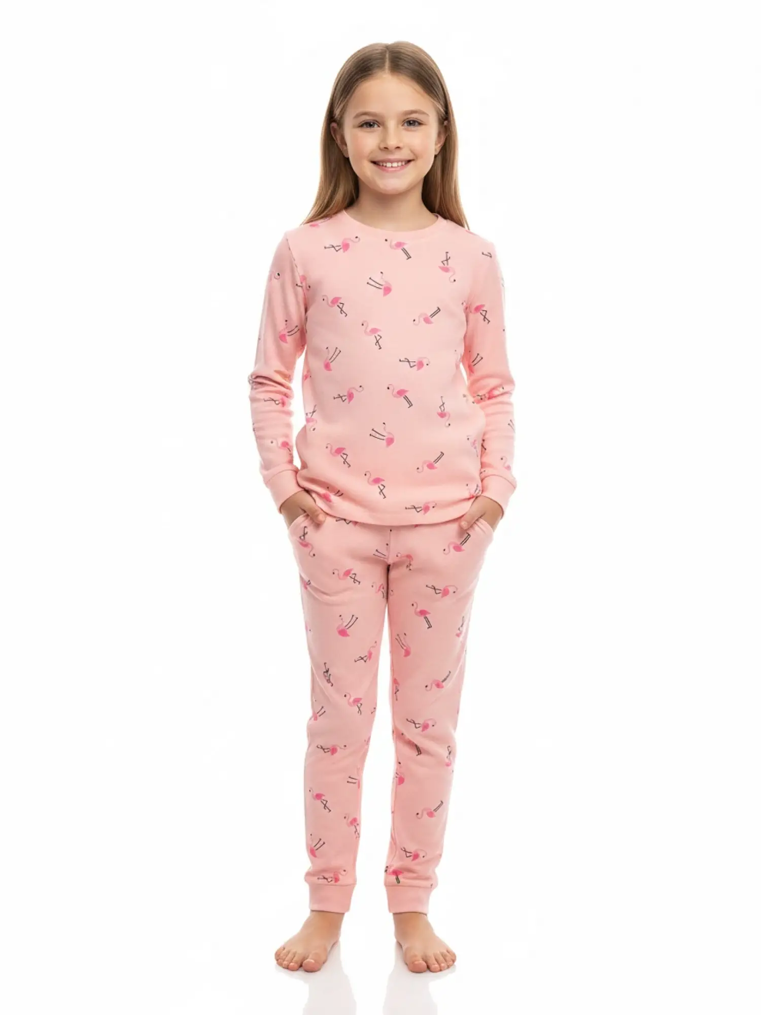 5-13 Yaş Flamingo Pijama Takımı