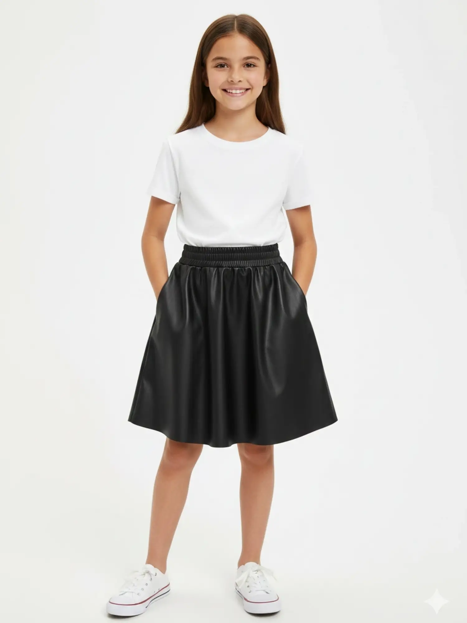 5-14 Yaş Deri Etek