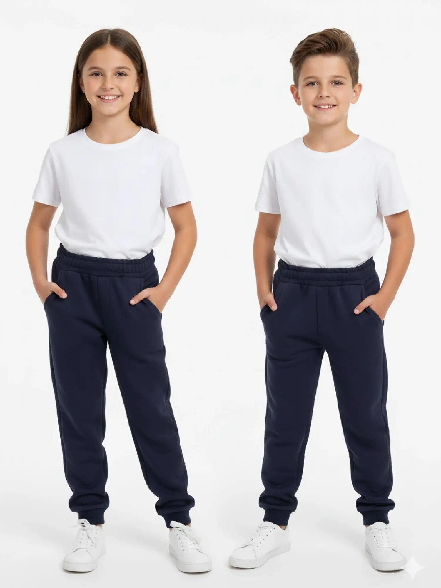 5-14 Yaş Lastikli Lacivert Eşofman Altı