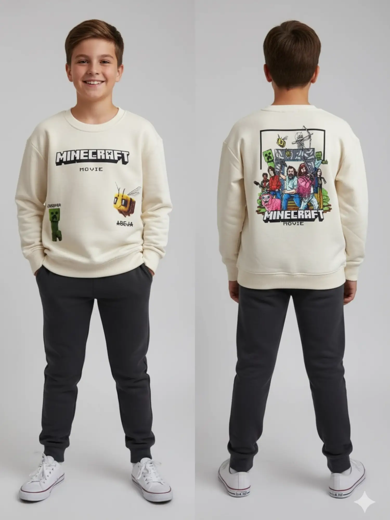 5-14 Yaş Minecraft Movie Sweatshirt