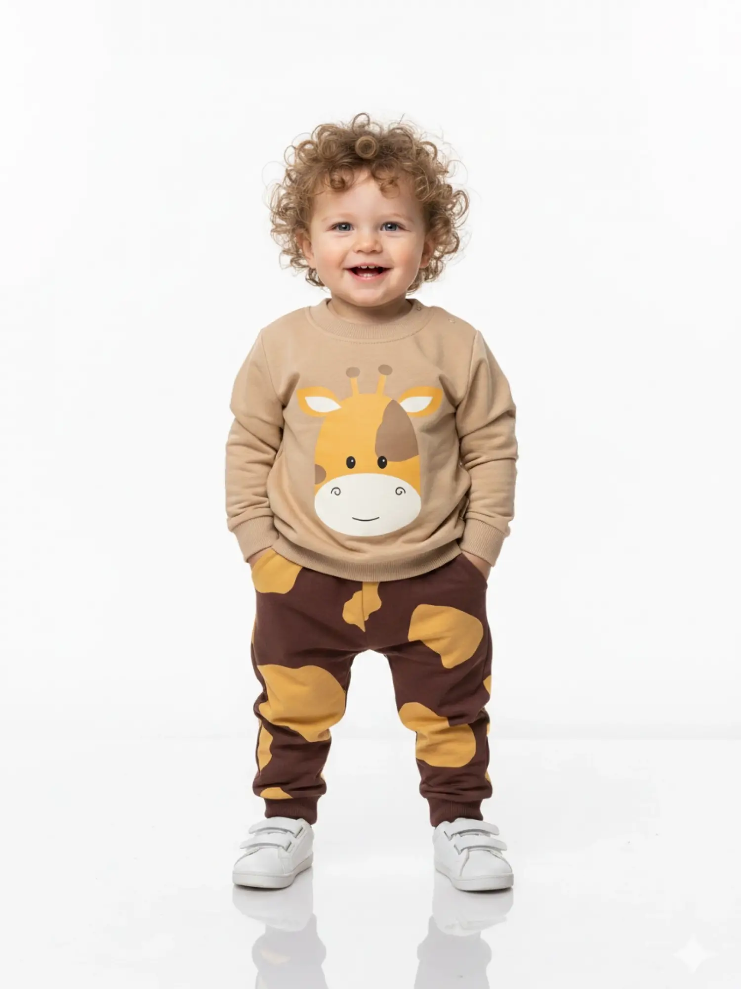 6-24 Ay Kahve Zürafalı 2Li Takım