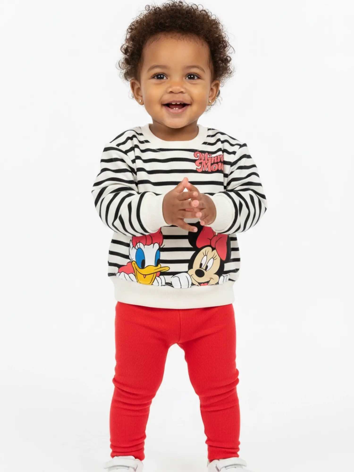 6-24 Ay Minnie Mouse Çizgili Takım