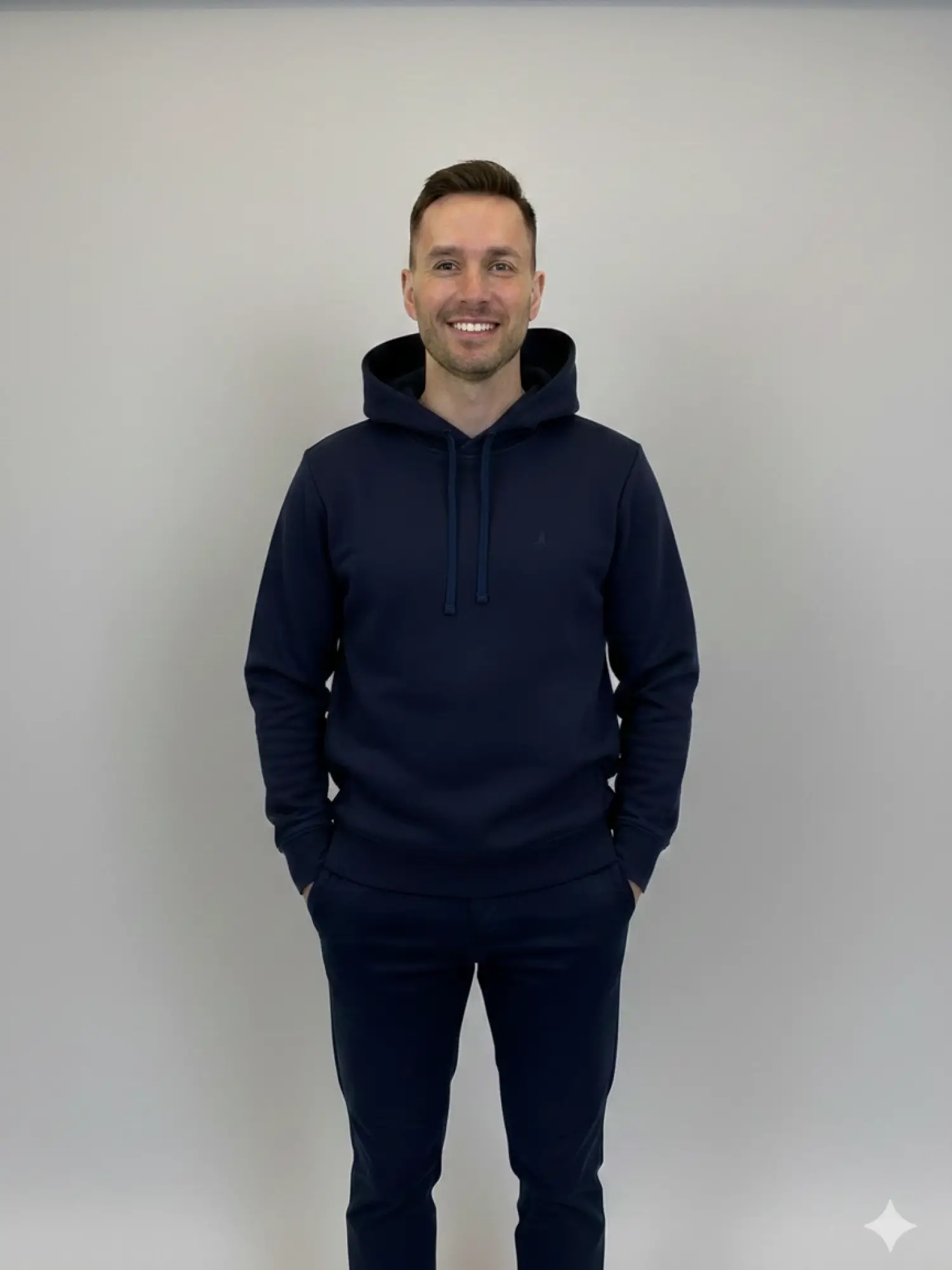 Garson Boy Lacivert Cepli Kapşonlu Sweat