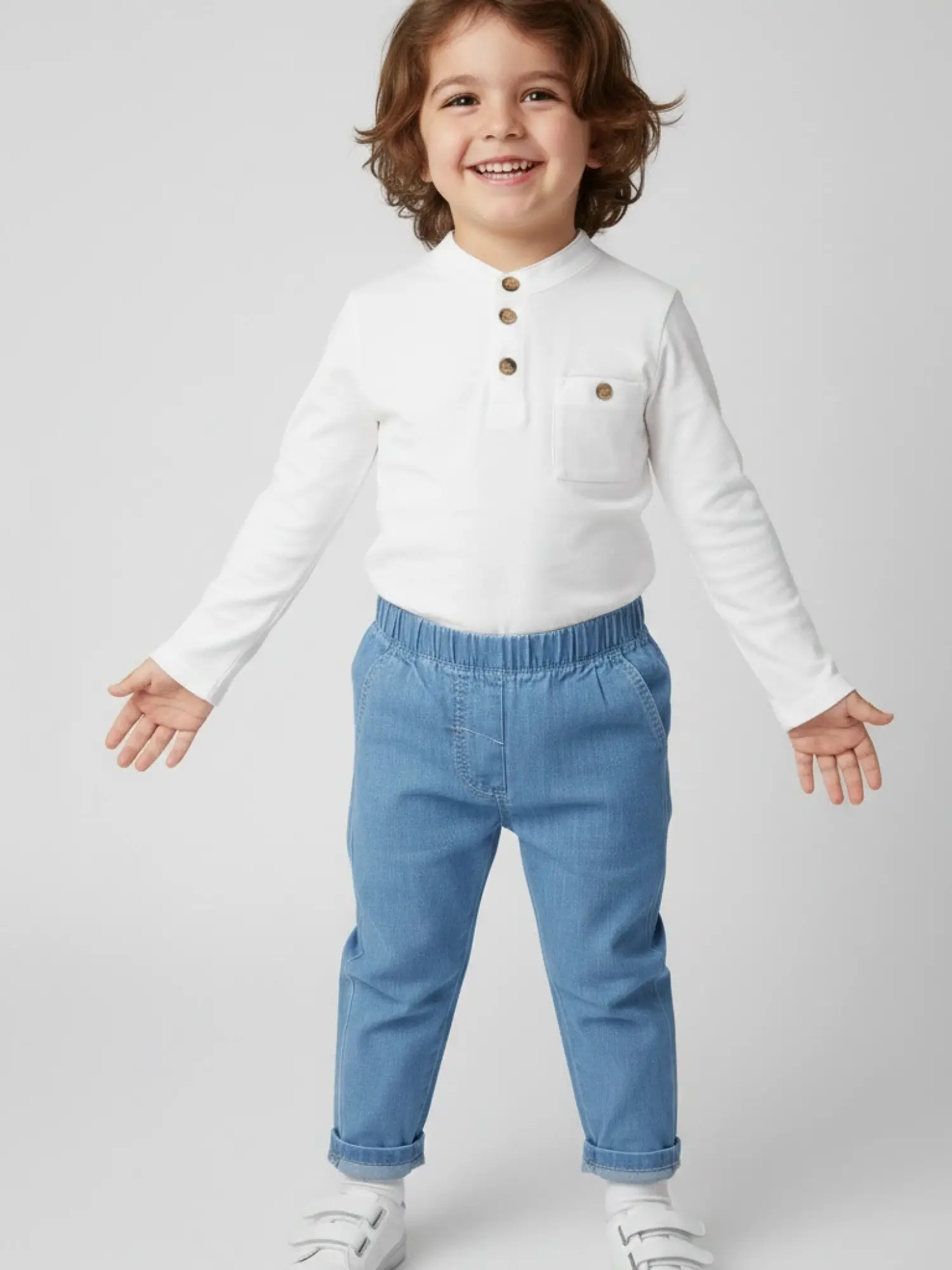 2-6 Yaş Hakim Yaka Pantolonlu Takım