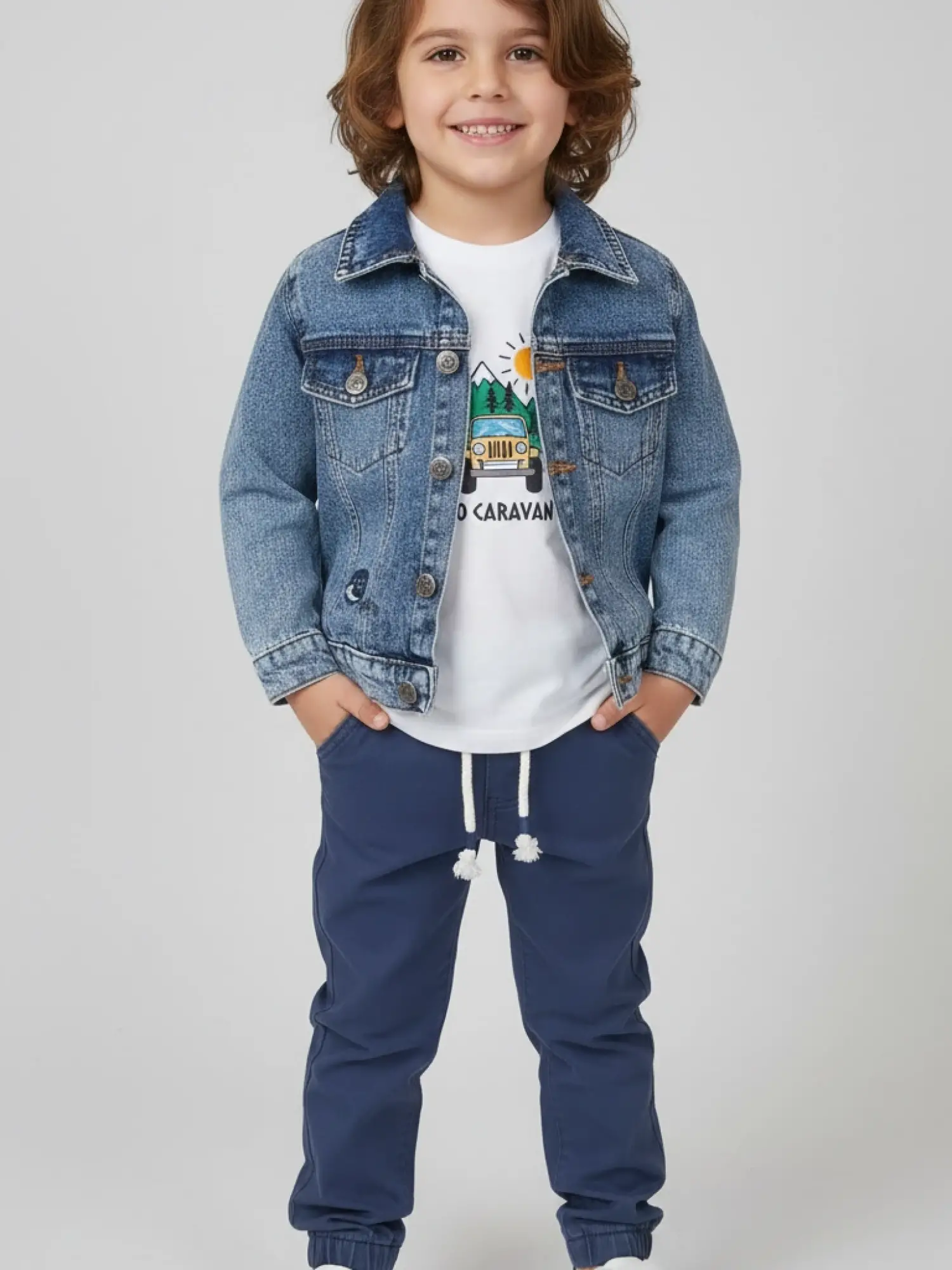 2-6 Yaş Kot Go Garavan Baskılı 3lü Takım