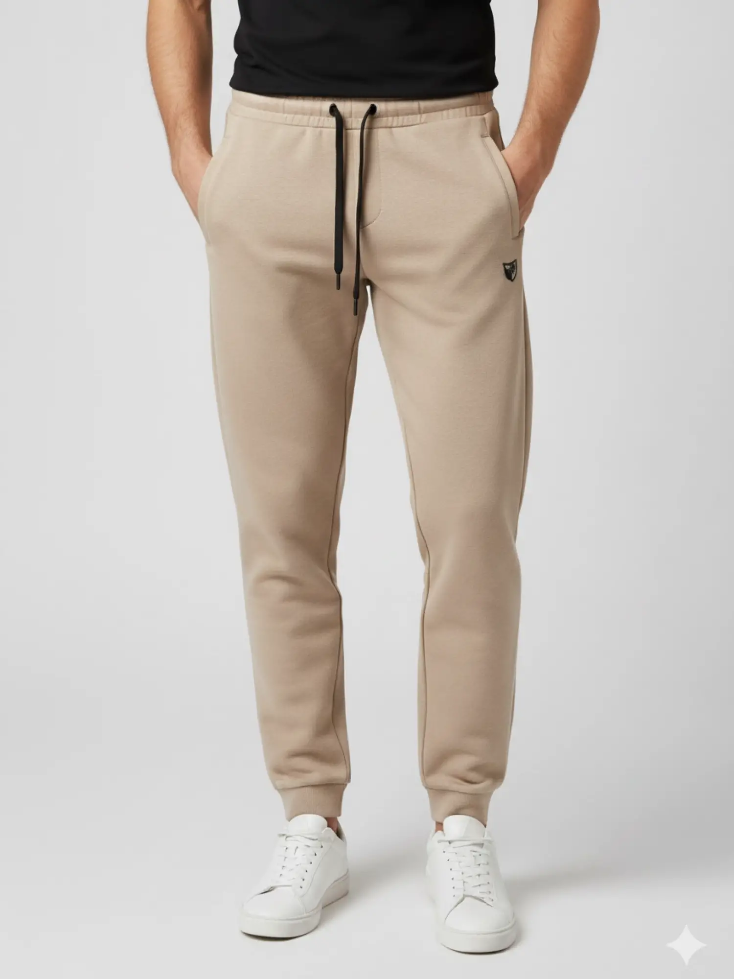 Garson Boy Bej Fermuarlı Pantolon