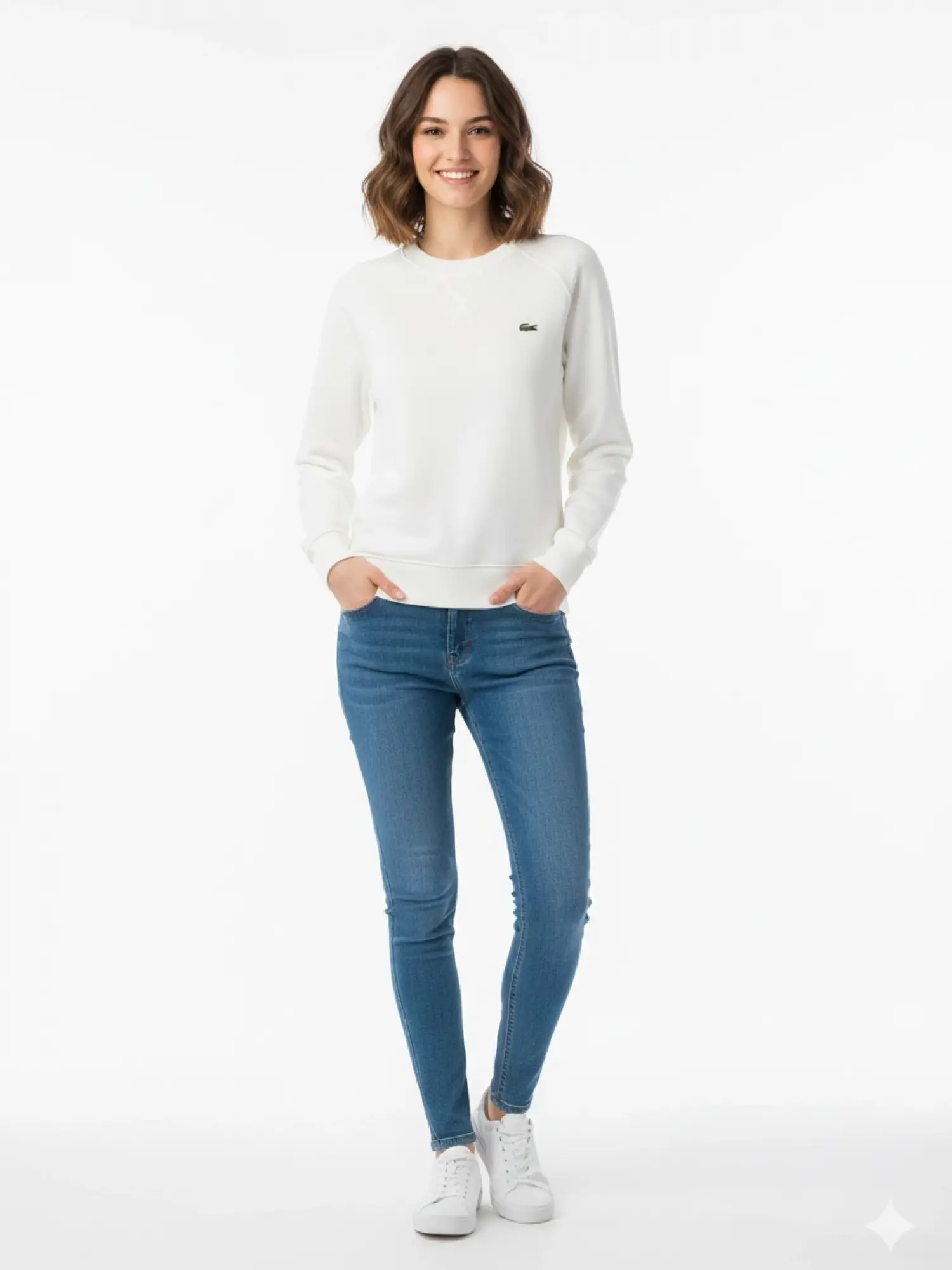 Garson Boy Beyaz Lacoste Sweat