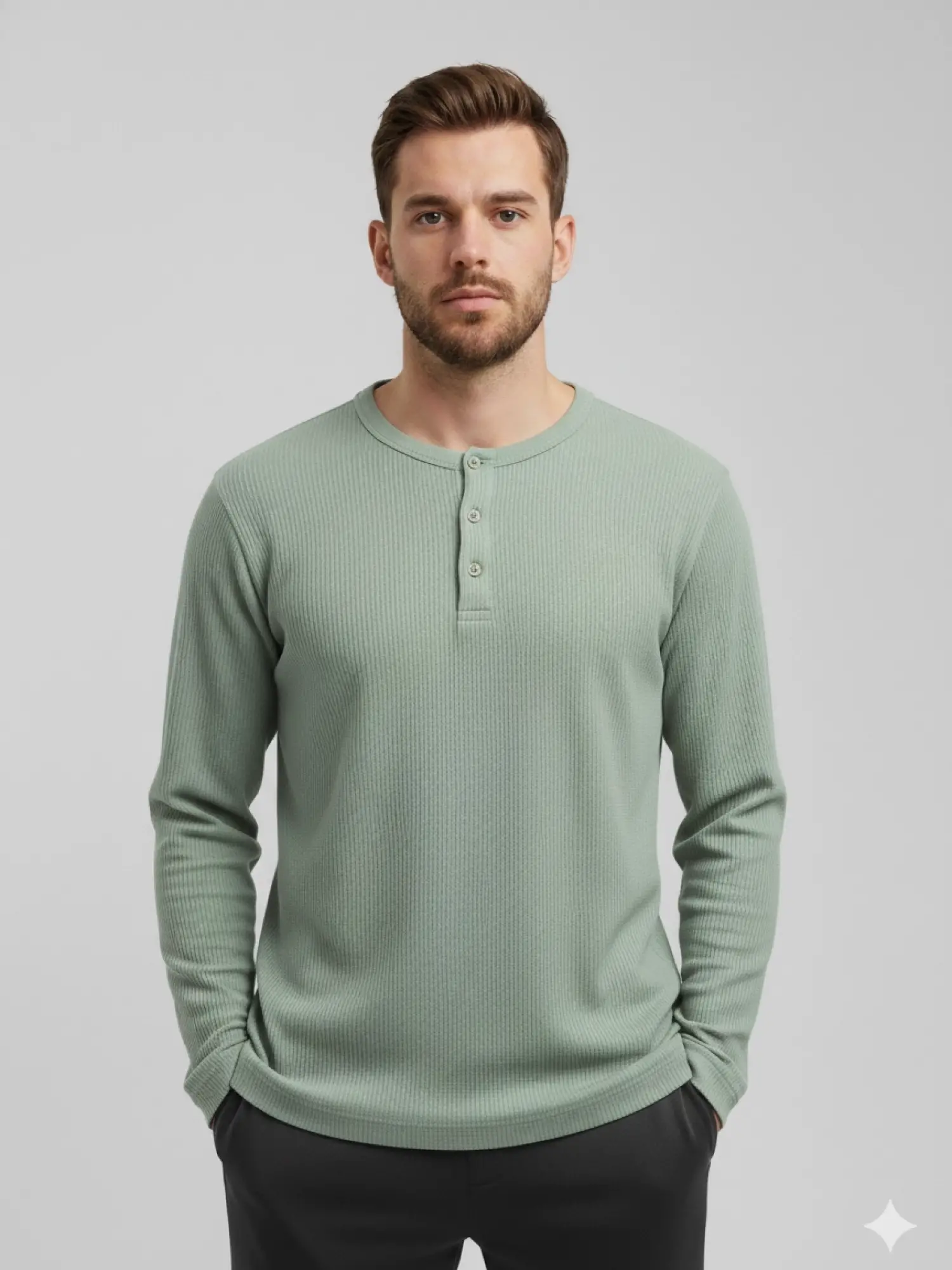 Garson Boy Düğmeli Çağla Sweat