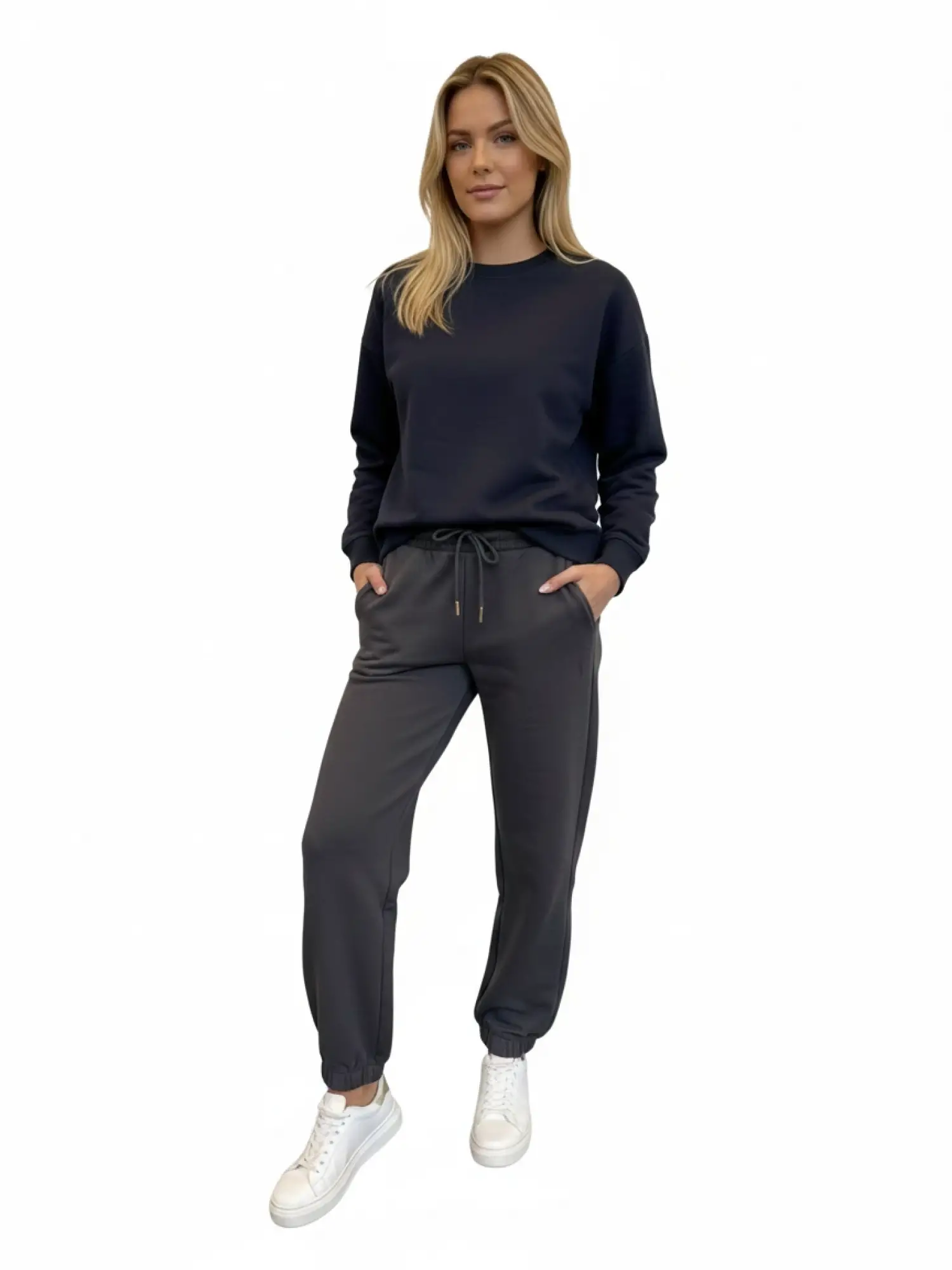 Garson Boy Gri Paça Lastikli Oysho Alt