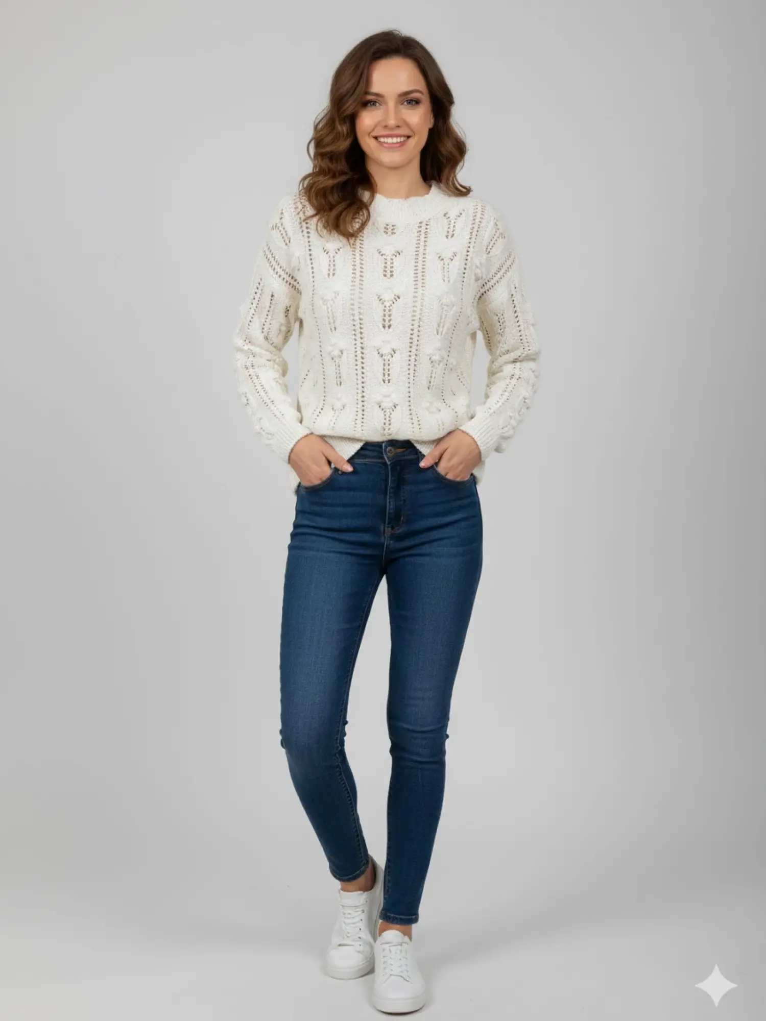 Garson Boy Örme Desen Kazak