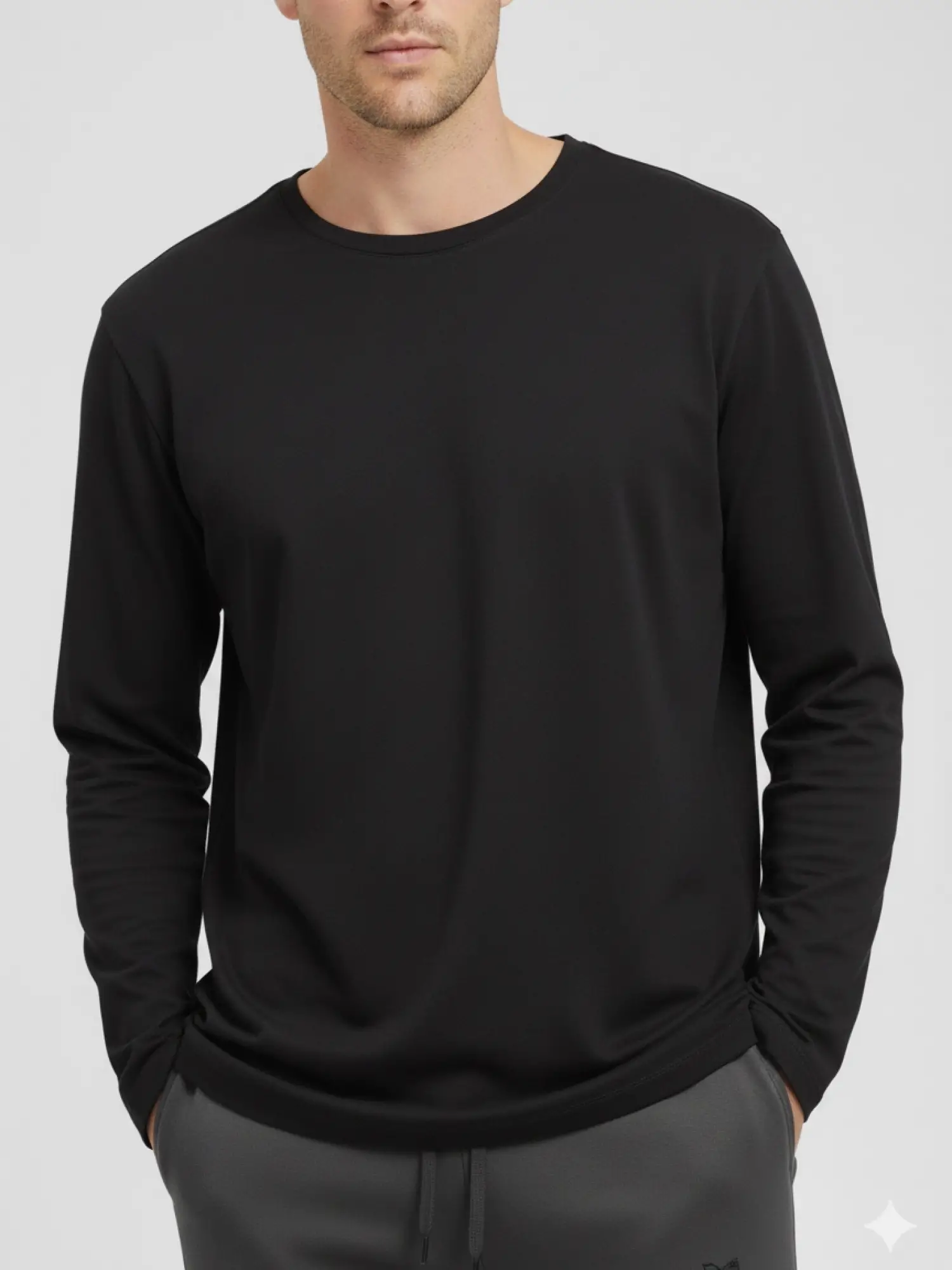 Garson Boy Siyah Basic Sweat