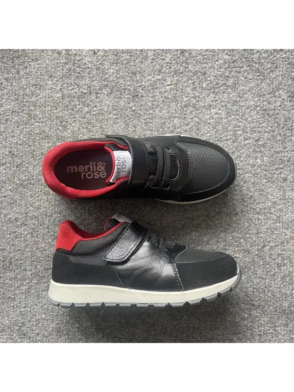 Merli&Rose Roam Sneaker Siyah-Kırmızı 31-35