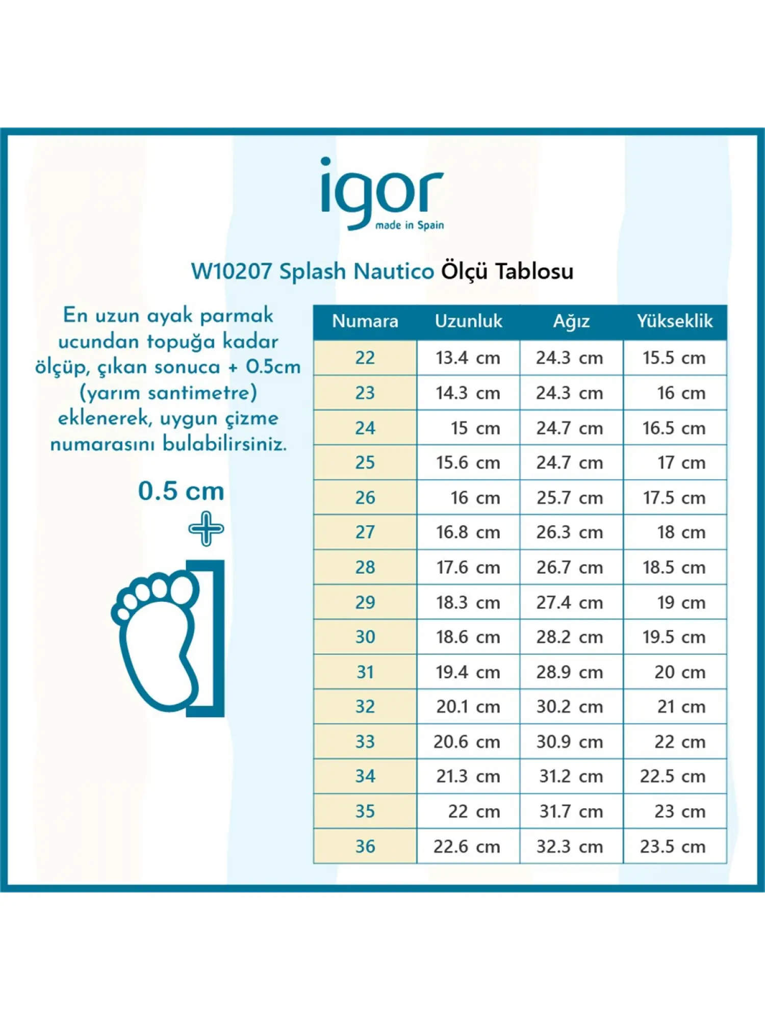 İgor Splash Nautico Borreguito Sarı