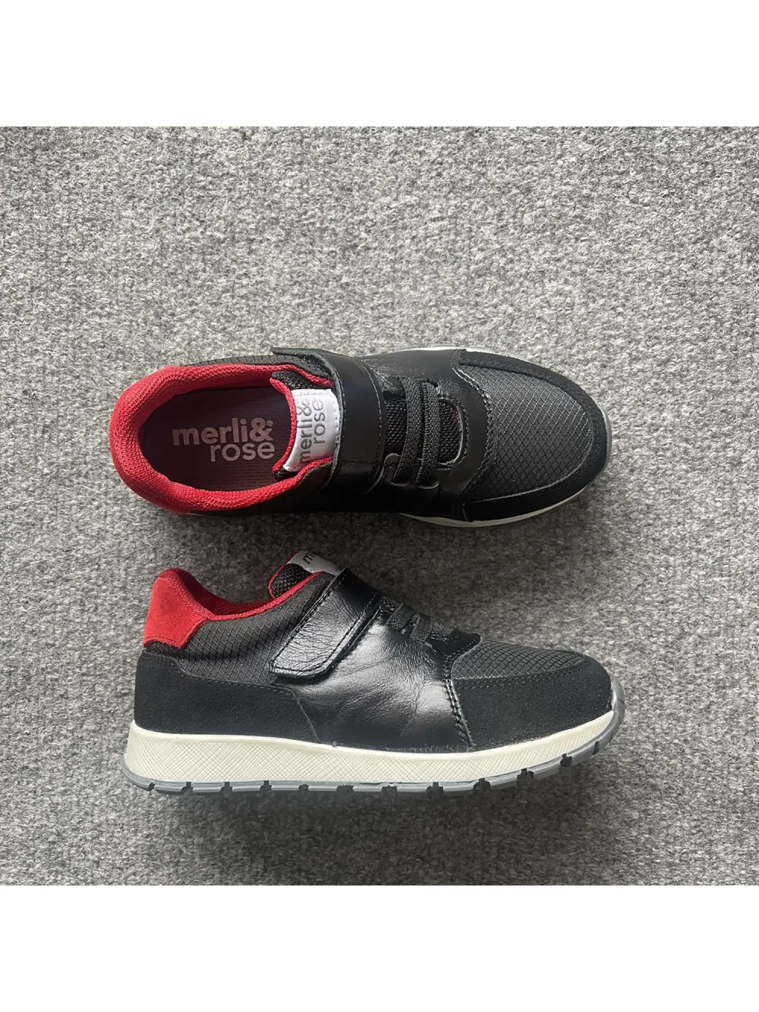 Merli&Rose Roam Sneaker Siyah-Kırmızı 31-35