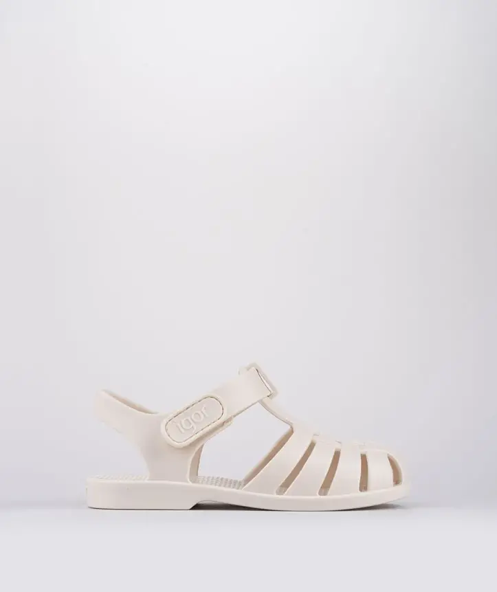 İgor Clasica Velcro Sandalet S10288 Marfil