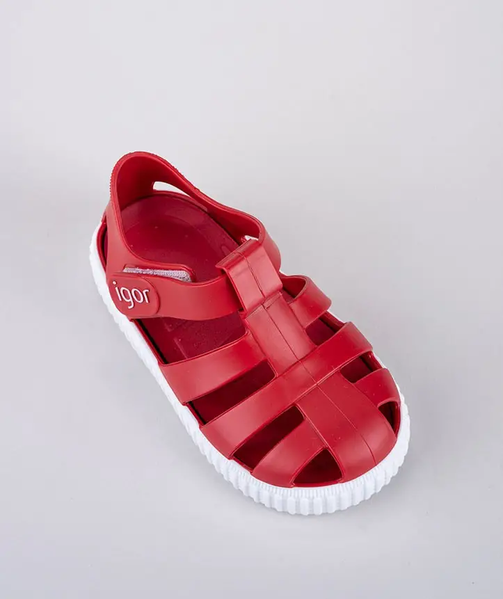 İgor Nico S10289 Çocuk Sandalet / 005-Rojo/Red