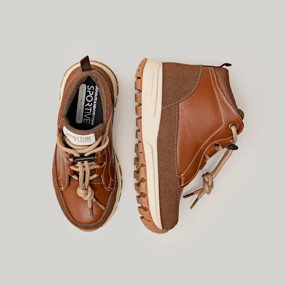 Merli&Rose Track Bot Kahve 31-35