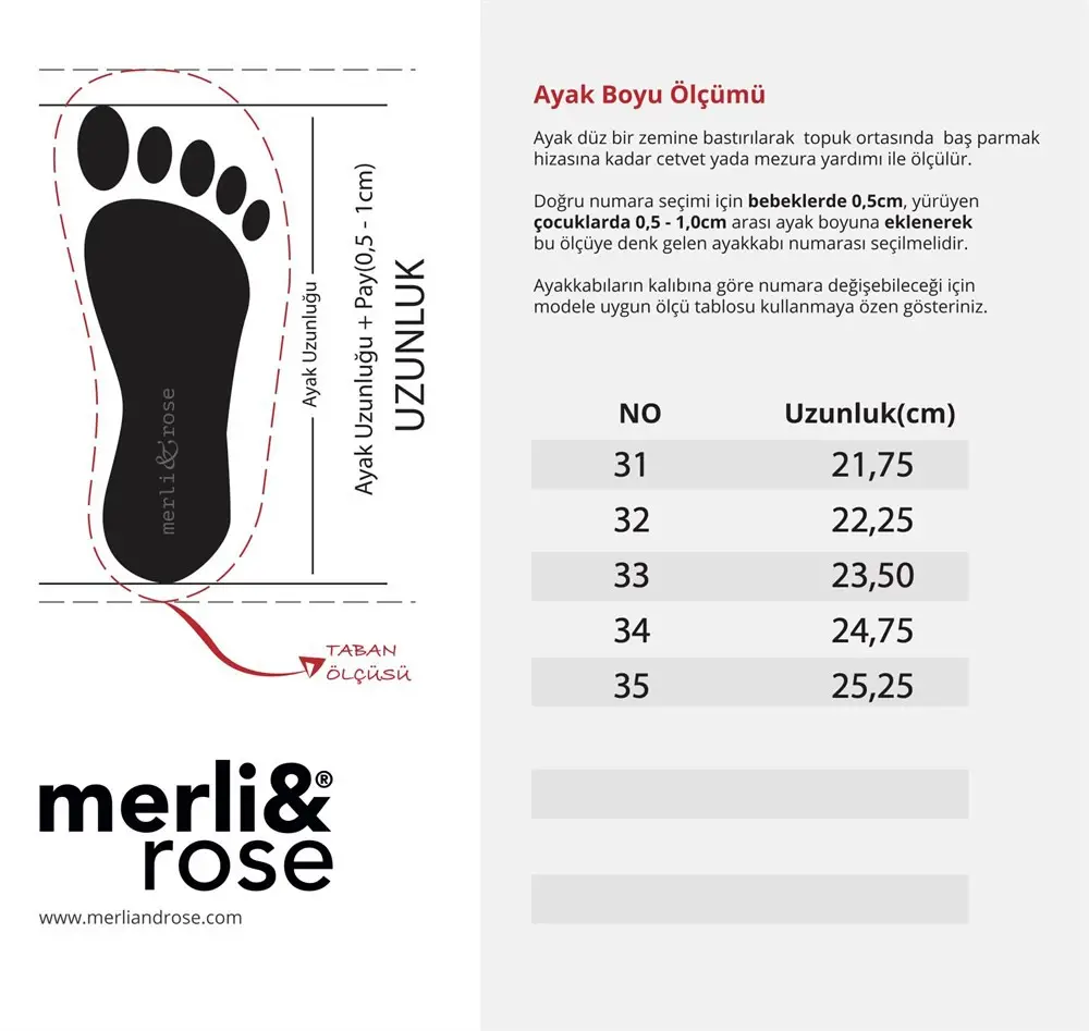Merli&Rose Street Siyah 31-35