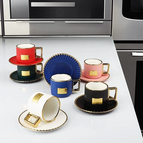 Ksv Porselen 6lı Kahve Seti