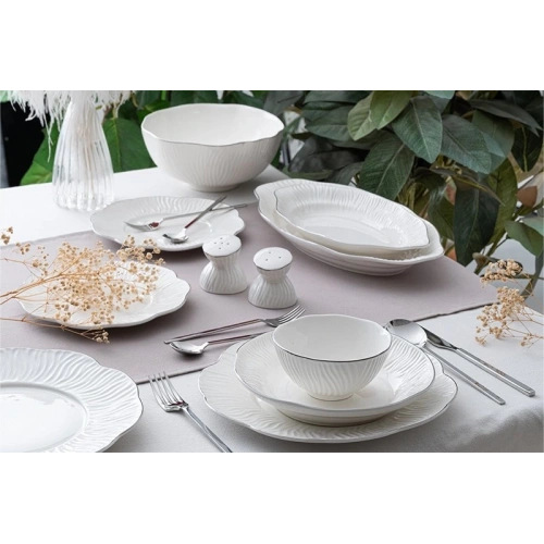 Acar Alina 29 Parça Silver Yemek Seti