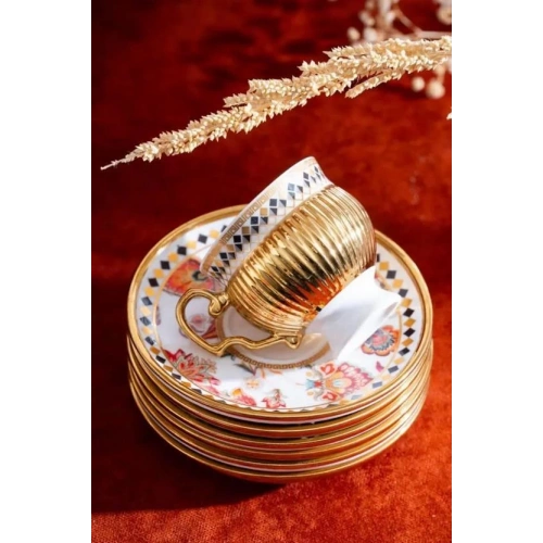 Acar Tolede 6lı Kahve Seti