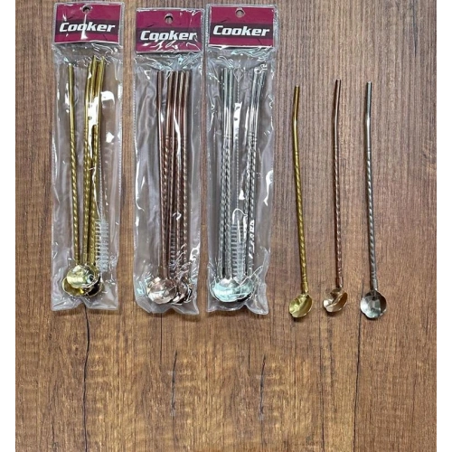 Cok 6lı Çelik Pipet