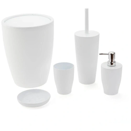 Ans Beyaz 5li Banyo Seti