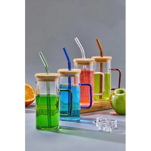 Cok Pipetli Cam Bardak 300cc