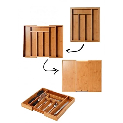 Mien Bambu Çekmece İçi Kaşıklık