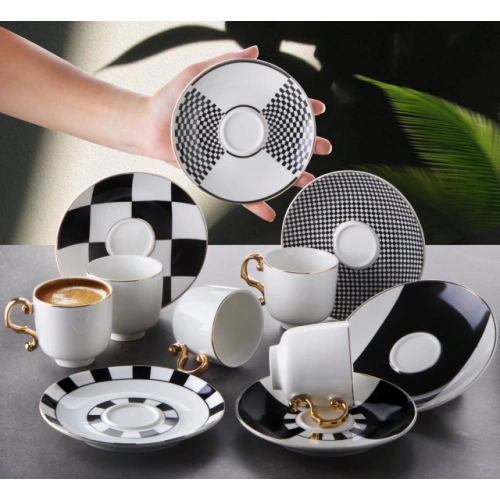 Gnl Porselen 6lı Kahve Seti