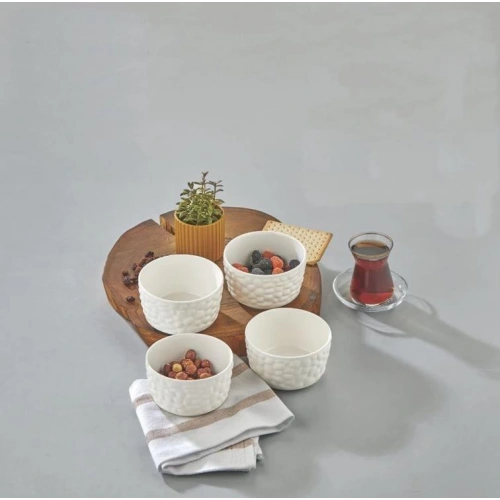 Cok Porselen 4lü Çerezlik Seti