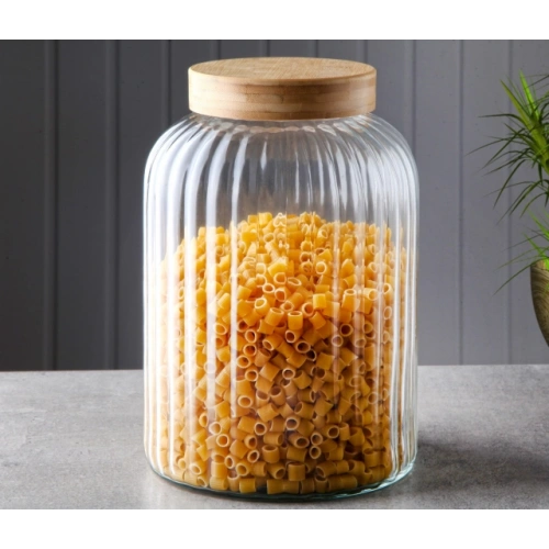 Gnl Bambu Kapaklı 4900cc Cam Kavanoz