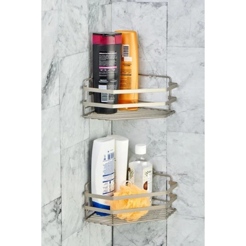 Cok 2li Banyo Rafı Saten