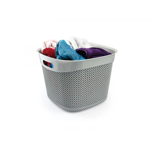 Ucs Damla Desen Çamaşır Sepeti 43x43x83cm