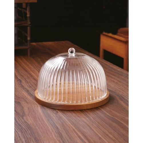 Mien 29cm Akasya Cam Fanus