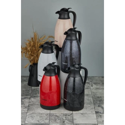 Cok Mermer Desen 2lt Çelik Termos