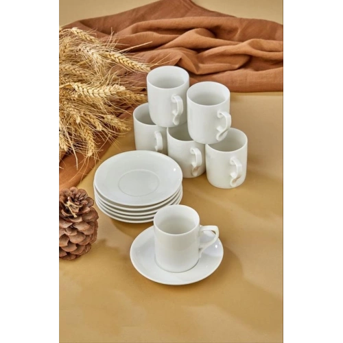 Cok Porselen 6lı Kahve Fincan Seti