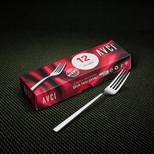 Avcı Star 12li Tatlı Çatal 2.5mm