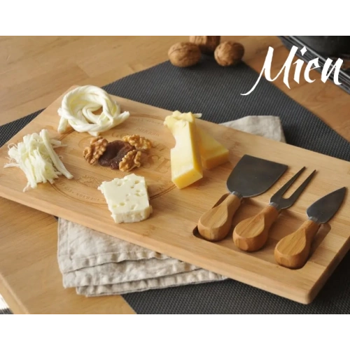 Mien Bambu Peynir Seti 37x18x1,5cm
