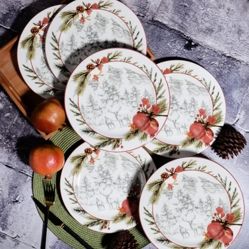 Ksv Deer Rose 26cm Servis Tabak