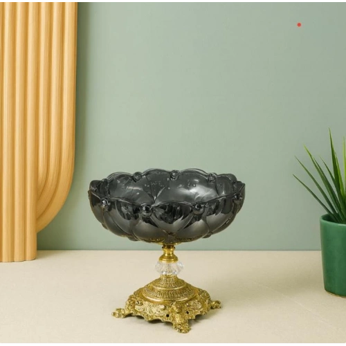 Dnr Çiçek Desen Cam Şekerlik