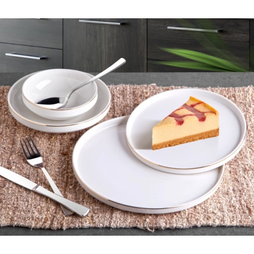 Gnl Porselen Gold 24 Parça Yemek Seti