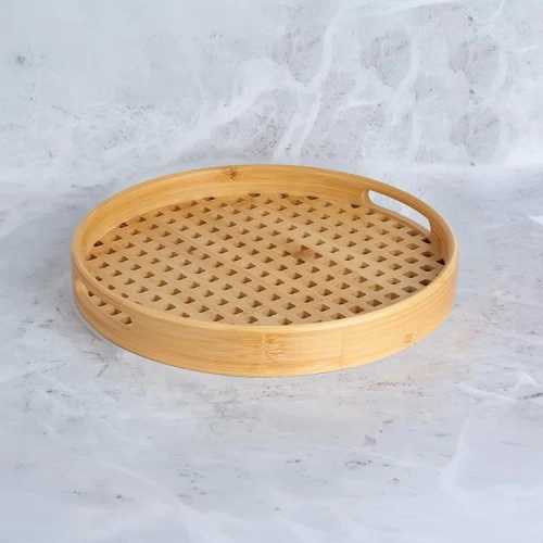 Mien Delikli Bambu 25cm Tepsi