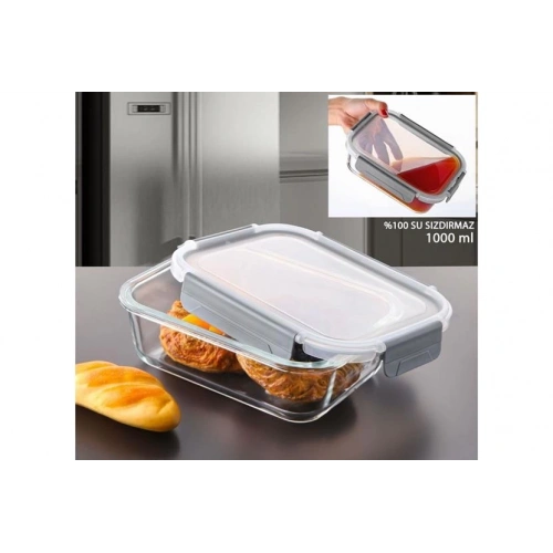 Gnl Cam 1000cc Saklama Kabı