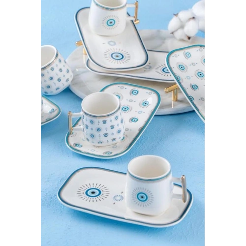 Acar Porselen 6lı Kahve Seti