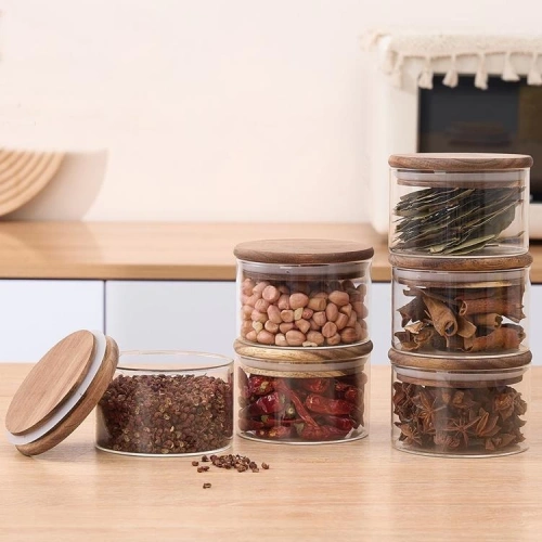 Mien 6 Parça Borosilikat Cam Kavanoz 300cc