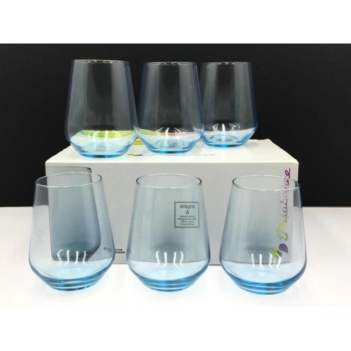 41536-6X4-Turkuaz Allegra Bardak 425cc*10