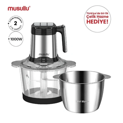Musullu Doğrayıcı 1000W 2lt